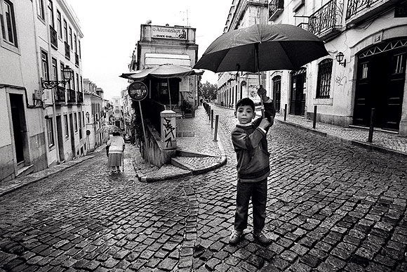 umbrella boy