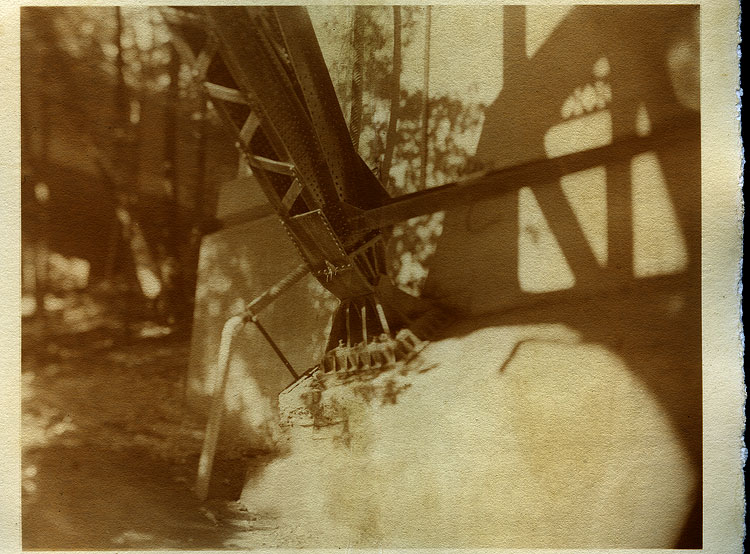 Under the bridge, argyrotype