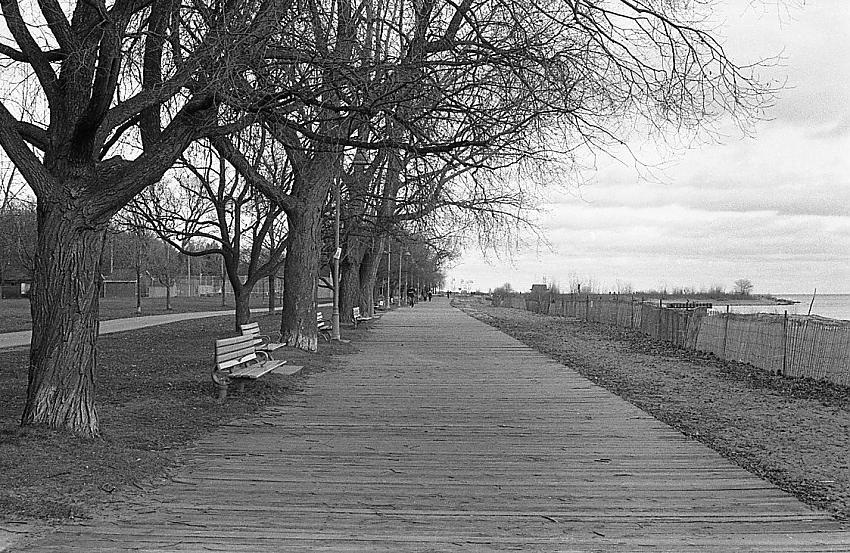Vanishing Point on the Boardwalk
