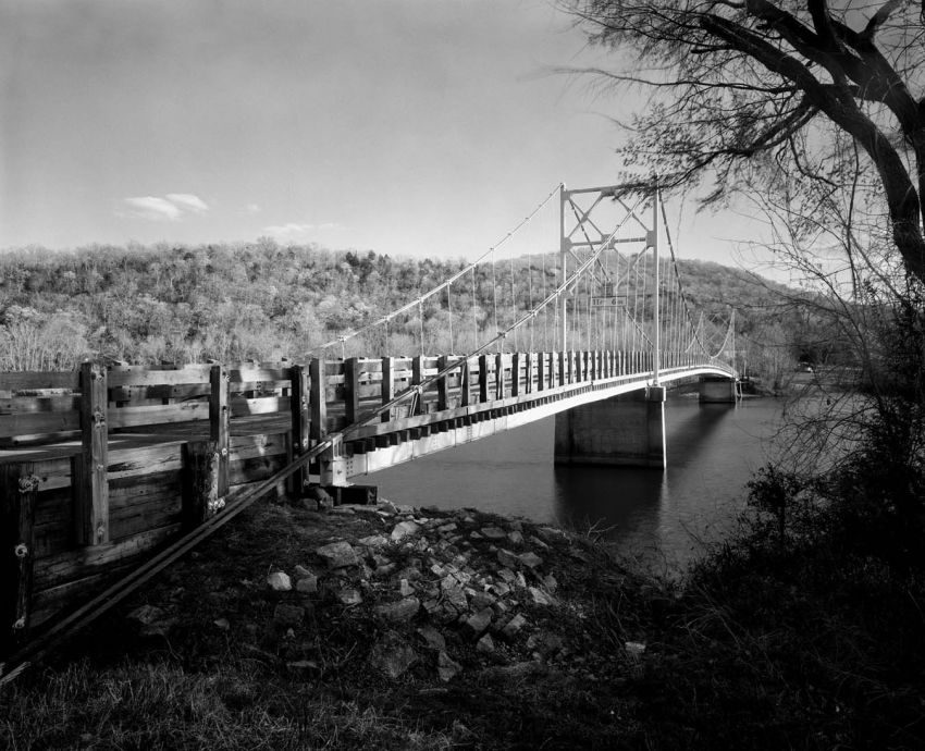 Vehicular Suspension Bridge at Beaver, Arkansas