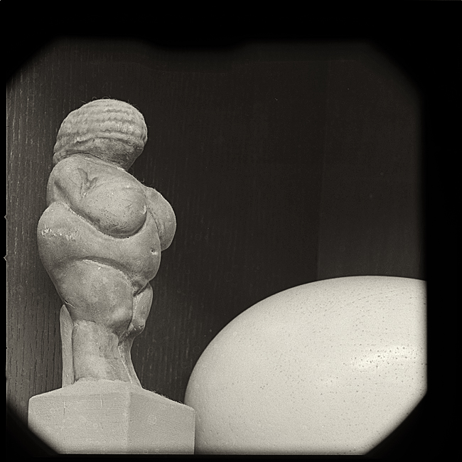 "Venus W. and Ostrich egg"