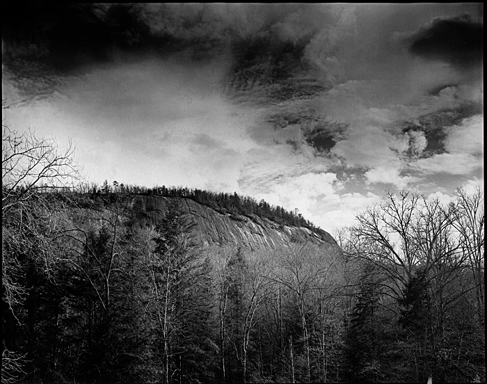 View of Looking Glass Rock, PNF North Carolina