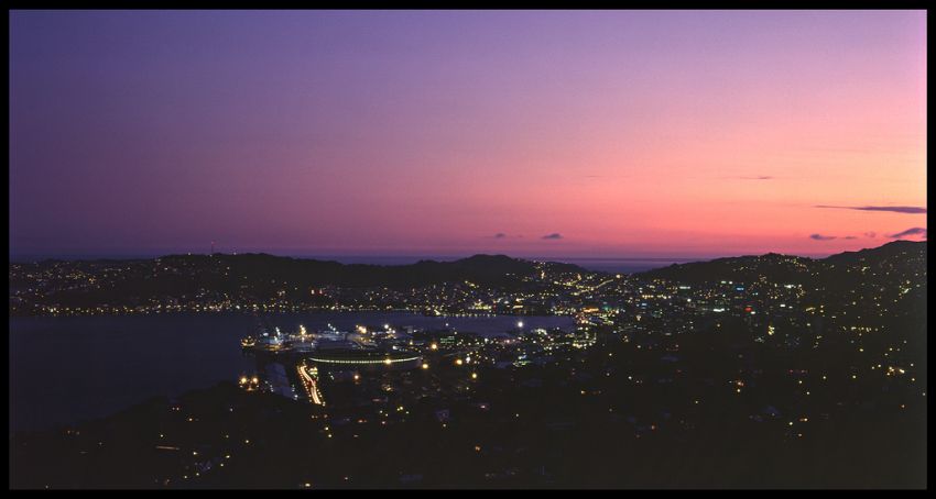 View south over Wellington