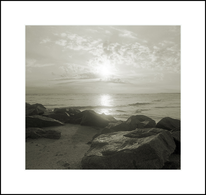 Vilano Jetty and Early Sun