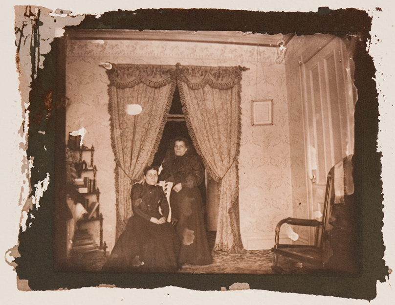 Vintage Glass Neg Salt Print