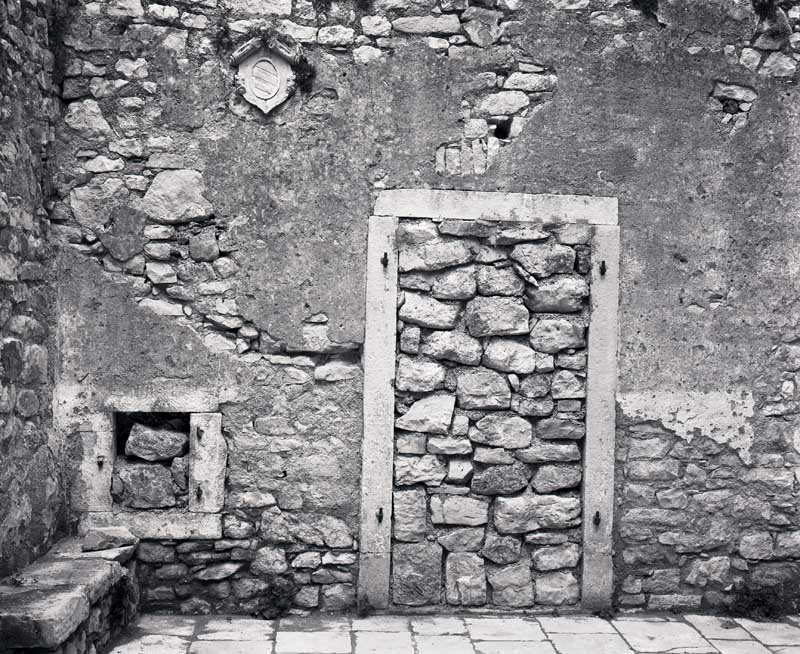Wall and  Door, Plomin, Croatia
