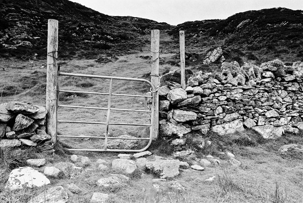 Wall and gate on Inishbofin Island