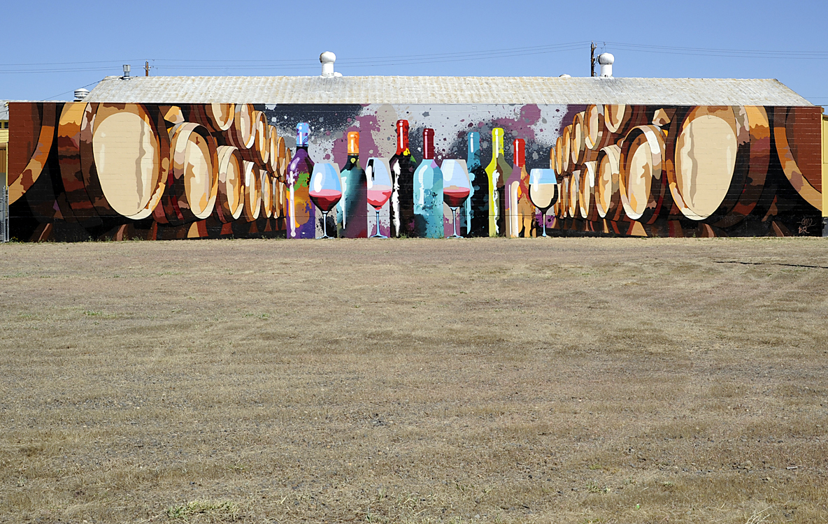 Warehouse mural