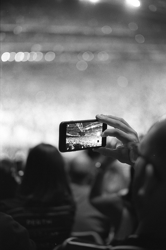 Watching through a screen