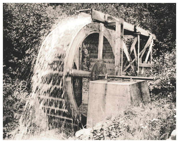 Watermill Wheel (Lith)