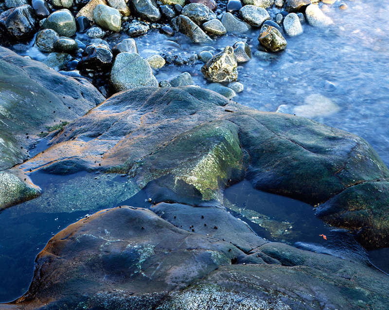 Wet rocks