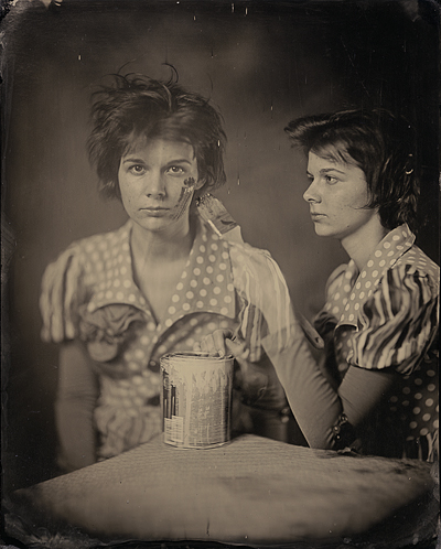 White To Red, Mirrorland [ambrotype]