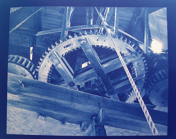 windmill 2 cyanotype