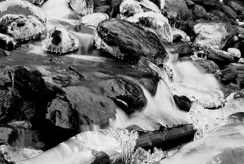 Winter Ice Falls