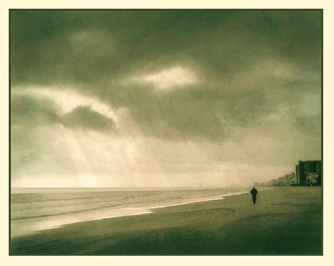 Winter Walk on the Beach