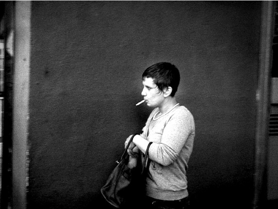 Woman with cigarette. Los Angeles