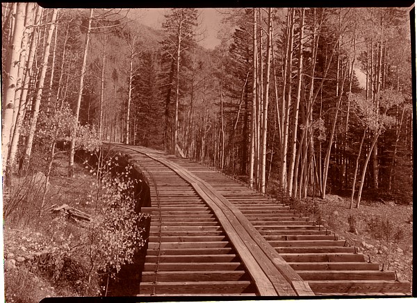 Wood flume