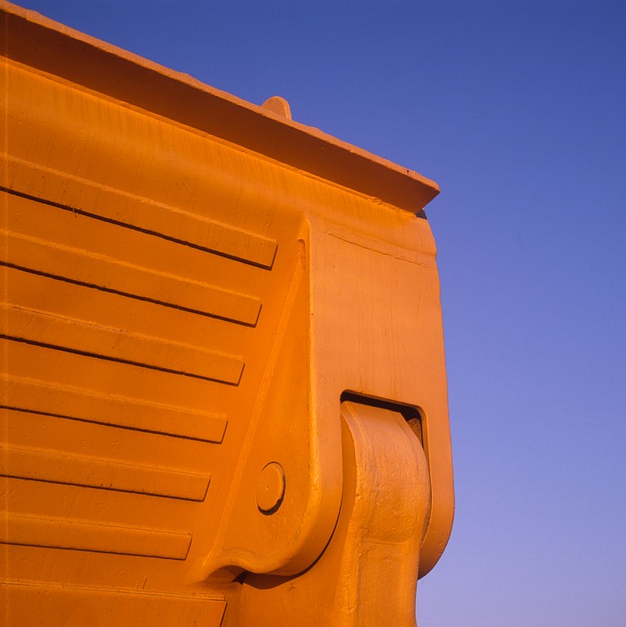 Yellow on Blue Three